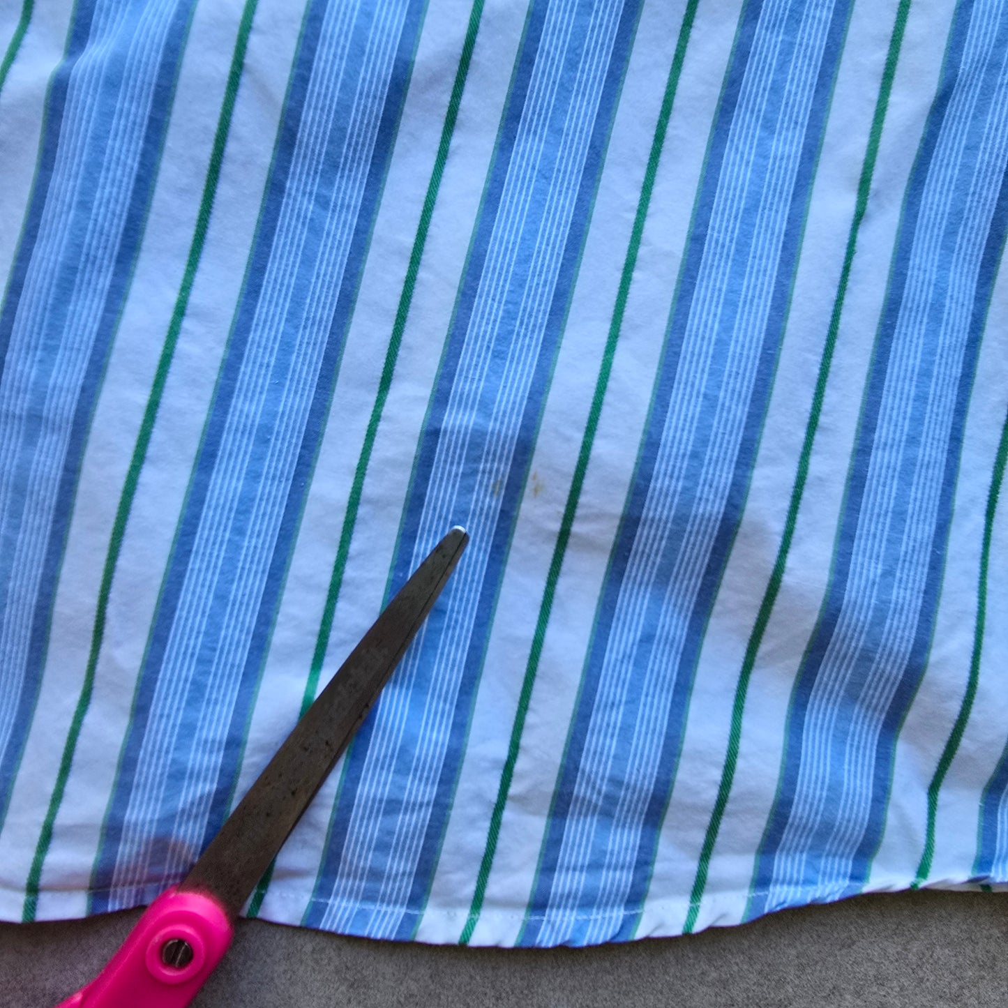 Nautica Striped Long Sleeve Button Up Shirt - L