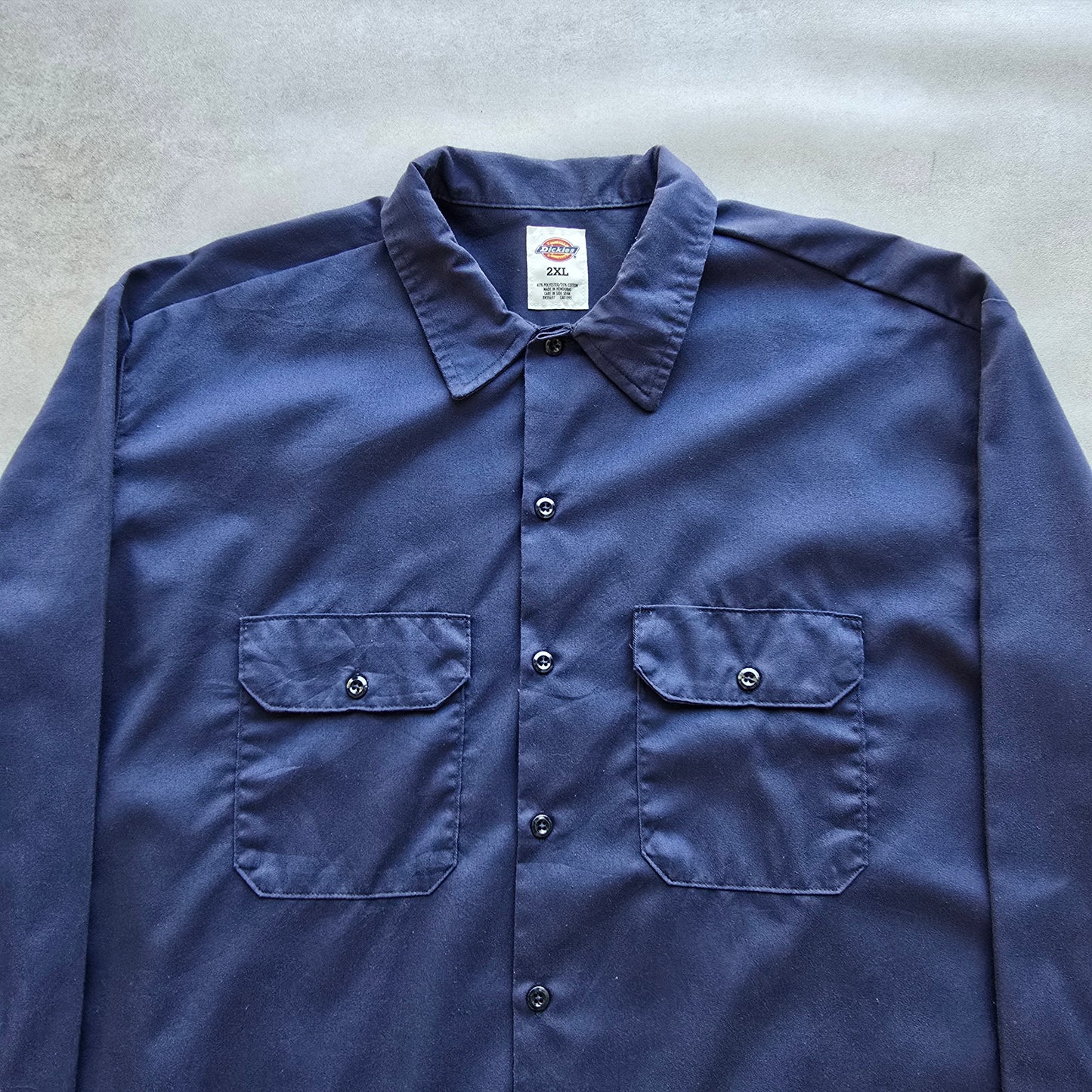 Y2K Dickies Long Sleeve Button Up Shirt - XXL