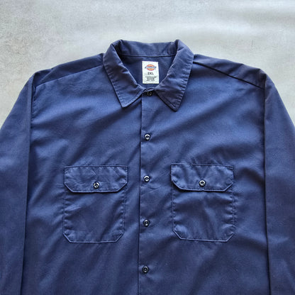 Y2K Dickies Long Sleeve Button Up Shirt - XXL