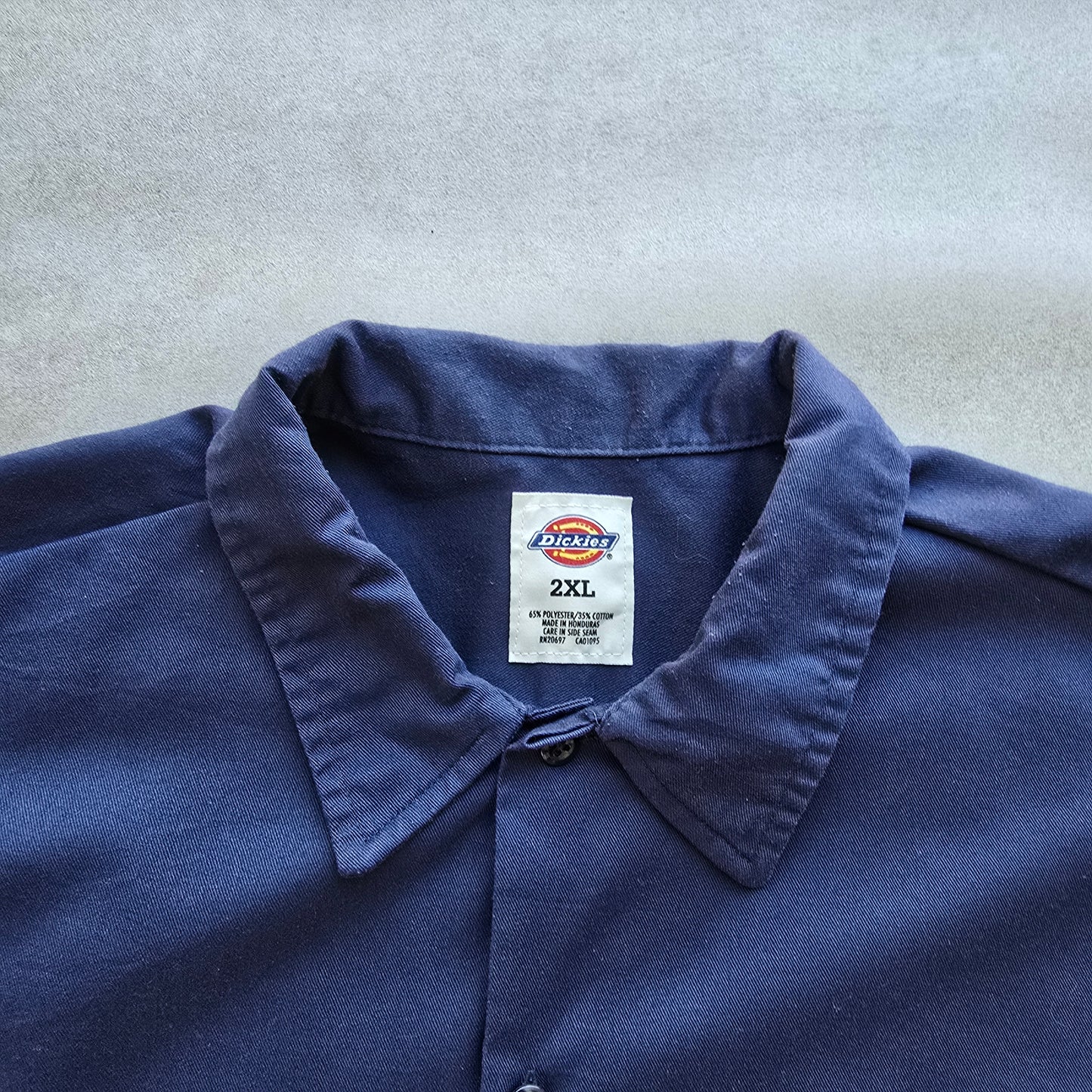 Y2K Dickies Long Sleeve Button Up Shirt - XXL