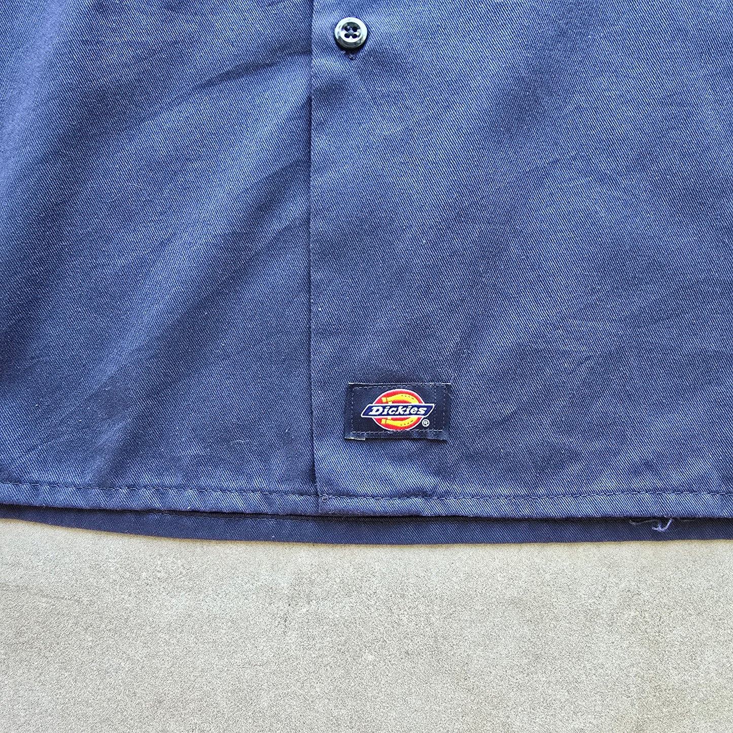 Y2K Dickies Long Sleeve Button Up Shirt - XXL