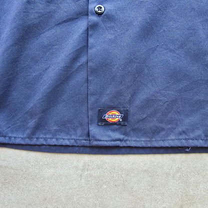 Y2K Dickies Long Sleeve Button Up Shirt - XXL