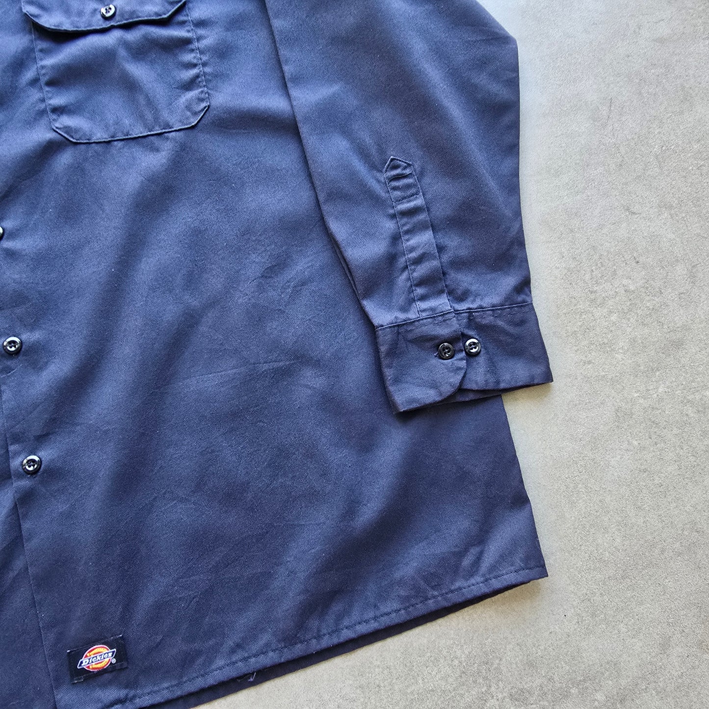 Y2K Dickies Long Sleeve Button Up Shirt - XXL