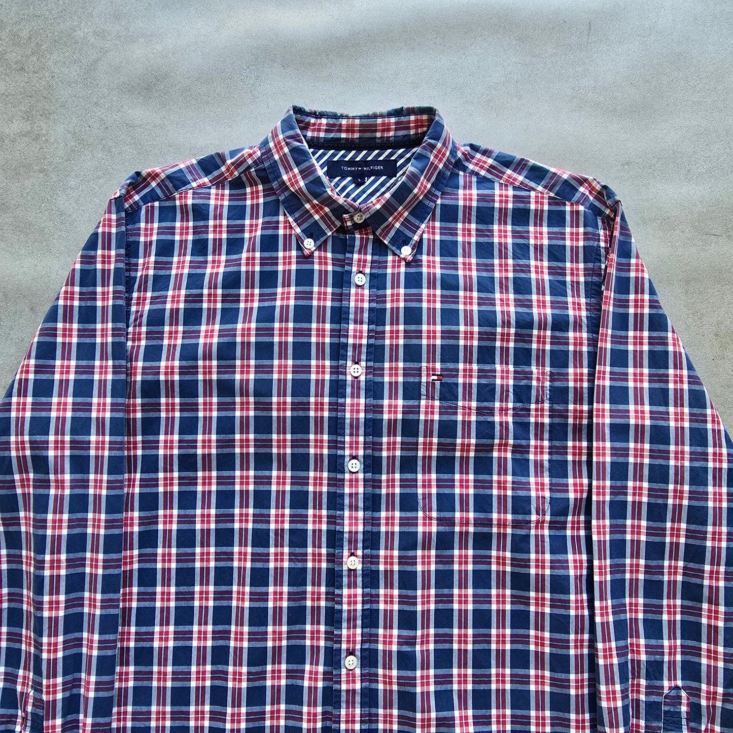 Tommy Hilfiger Long Sleeve Button Up Shirt - M/L