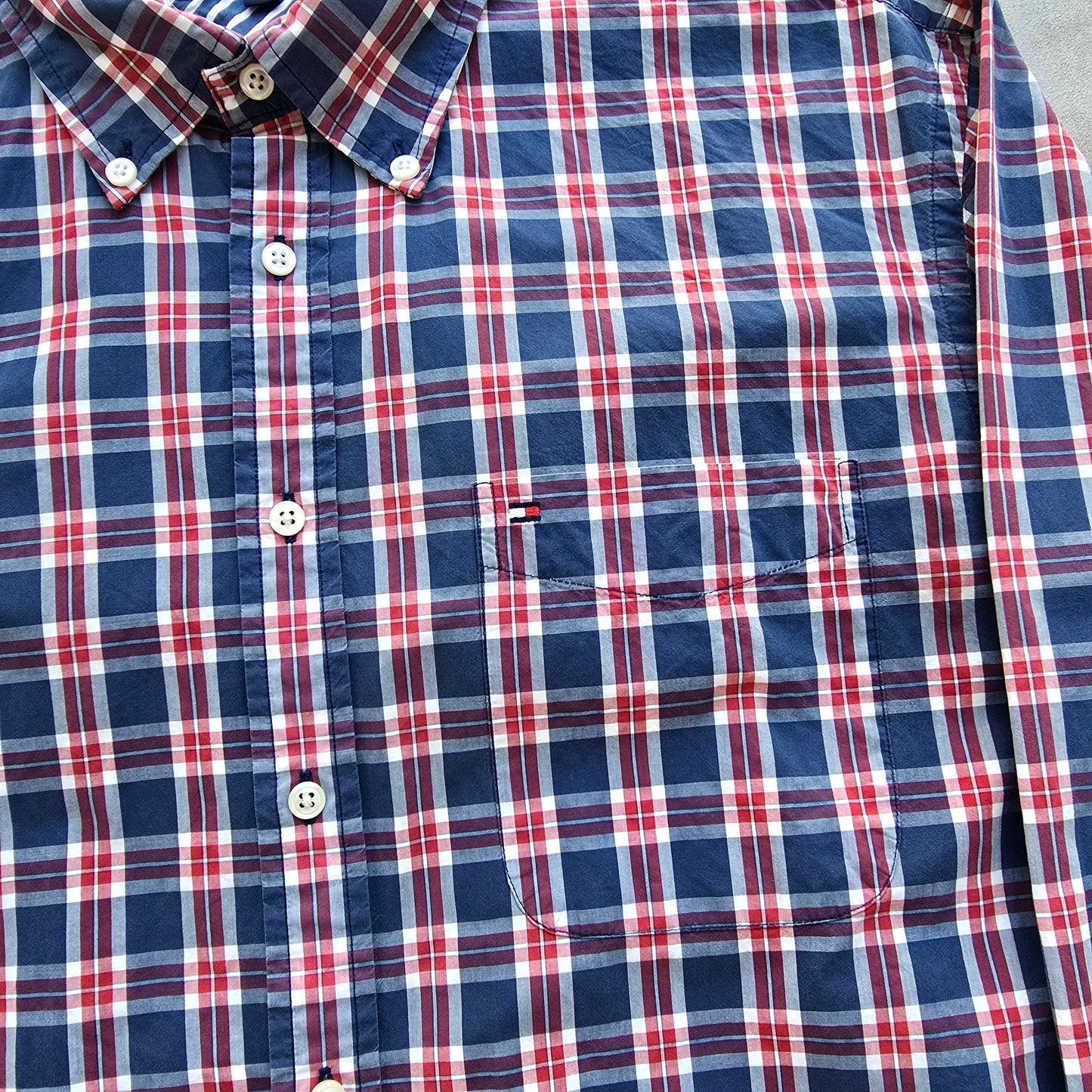 Tommy Hilfiger Long Sleeve Button Up Shirt - M/L