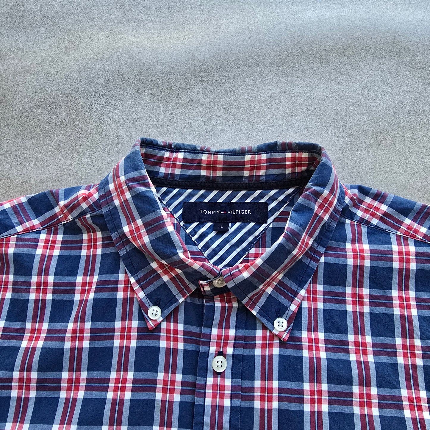 Tommy Hilfiger Long Sleeve Button Up Shirt - M/L