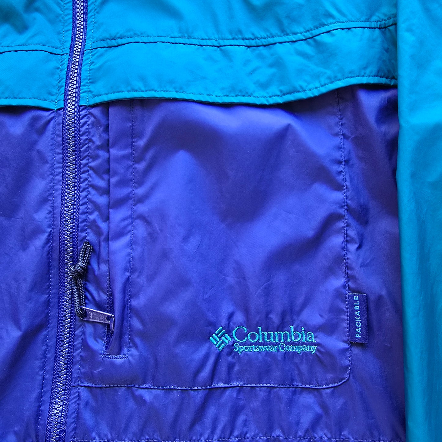 Vintage Columbia Packable Rain Jacket - L