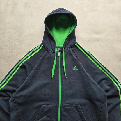 Vintage Adidas Full Zip Hoodie - L/XL