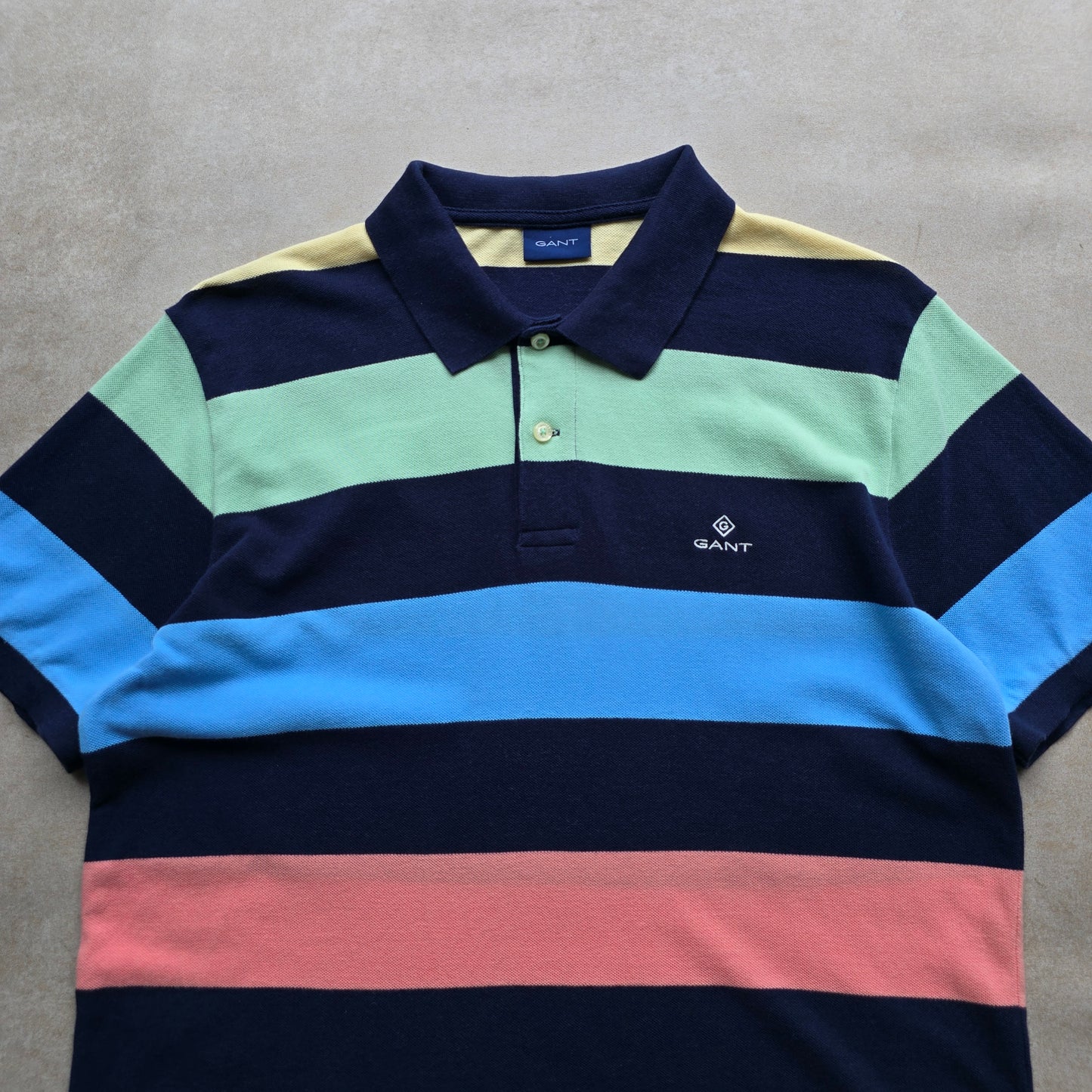 Gant Striped Polo Shirt - M/L