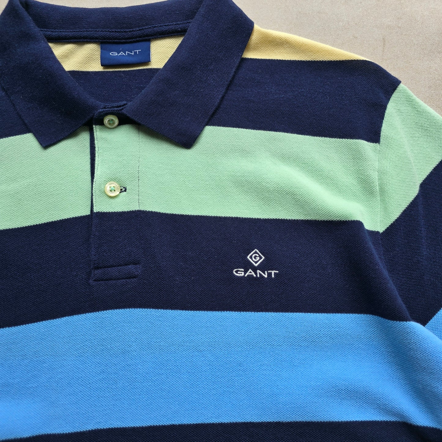 Gant Striped Polo Shirt - M/L