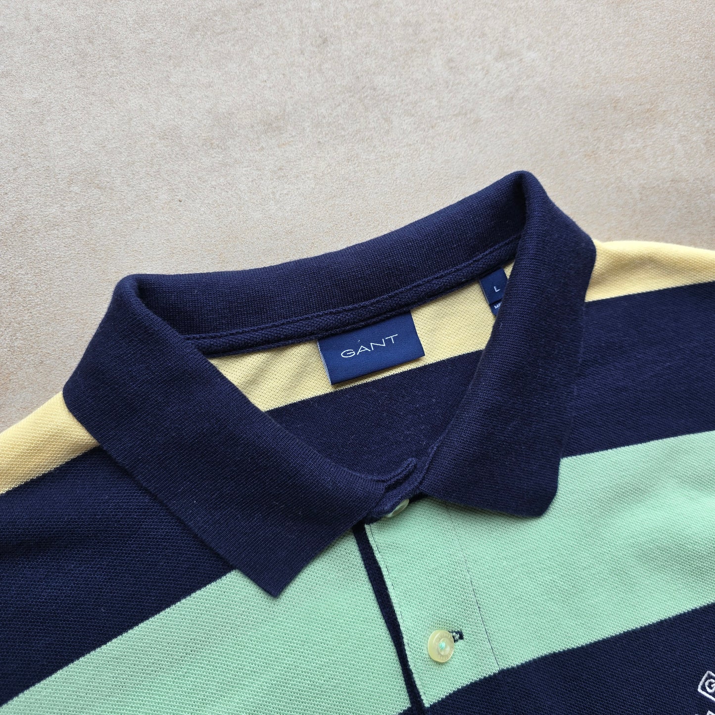 Gant Striped Polo Shirt - M/L