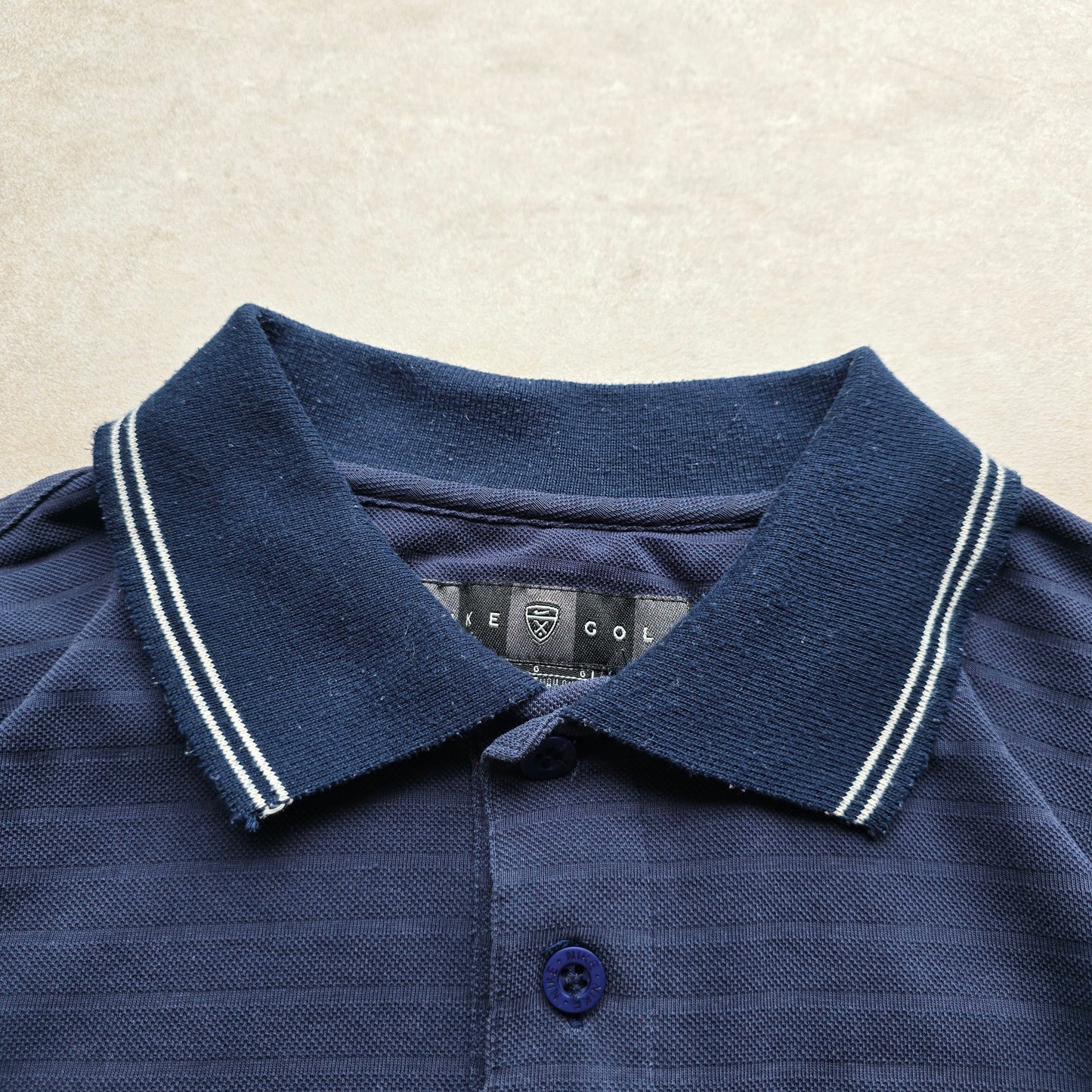 Vintage Nike Golf Mini Swoosh Polo Shit - L