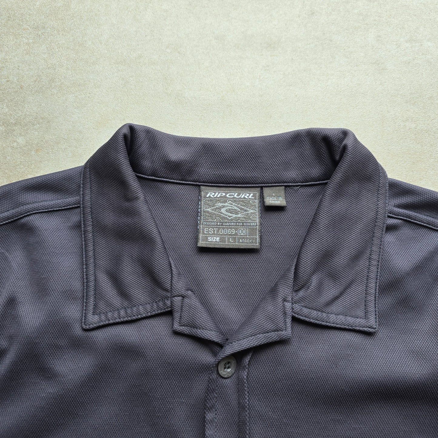 Vintage Rip Curl Short Sleeve Button Up Shirt - L