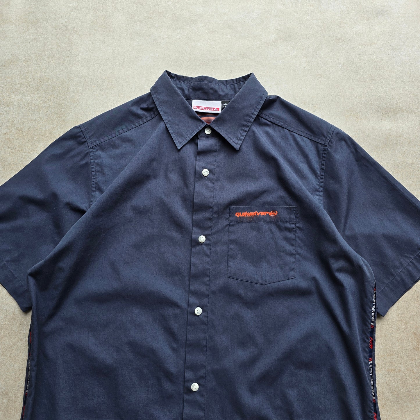 Vintage Quiksilver Short Sleeve Button Up Shirt - M