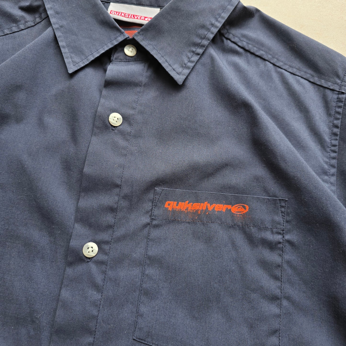 Vintage Quiksilver Short Sleeve Button Up Shirt - M