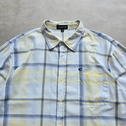 Vintage Reef Short Sleeve Button Up Shirt - L/XL
