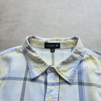Vintage Reef Short Sleeve Button Up Shirt - L/XL