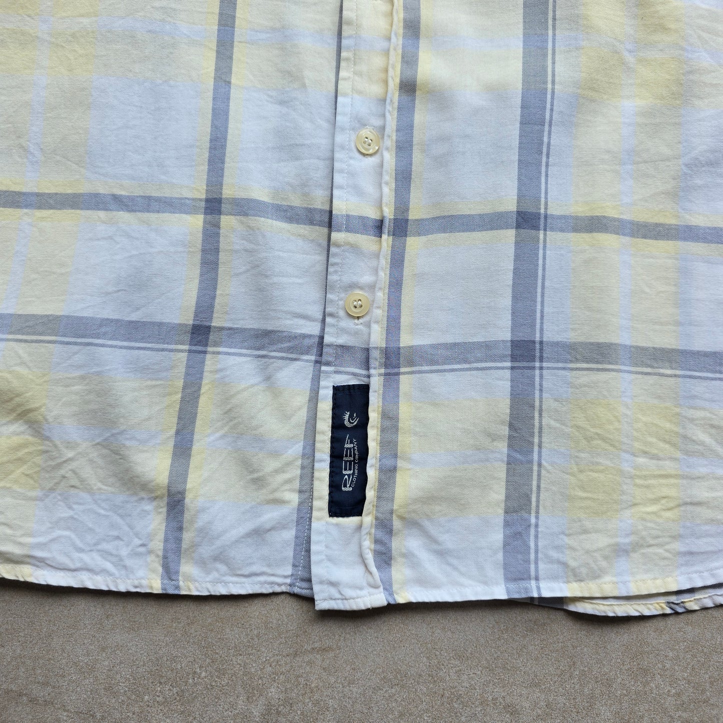 Vintage Reef Short Sleeve Button Up Shirt - L/XL
