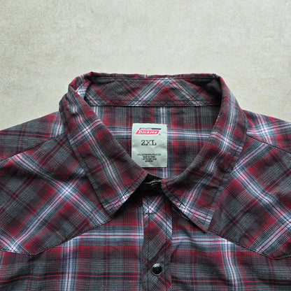 Vintage Dickies Short Sleeve Pearl Snap Shirt - XL