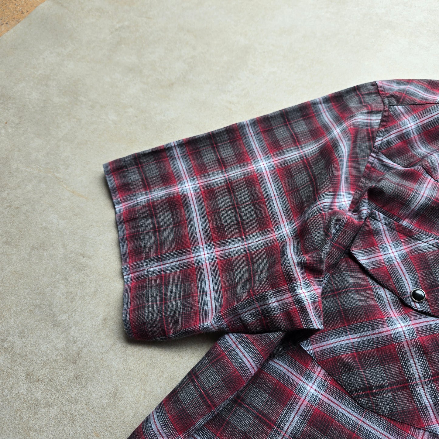 Vintage Dickies Short Sleeve Pearl Snap Shirt - XL