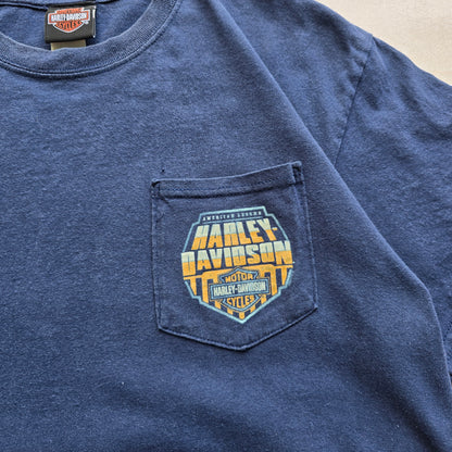 Vintage Harley Davidson Pocket Tee - M/L
