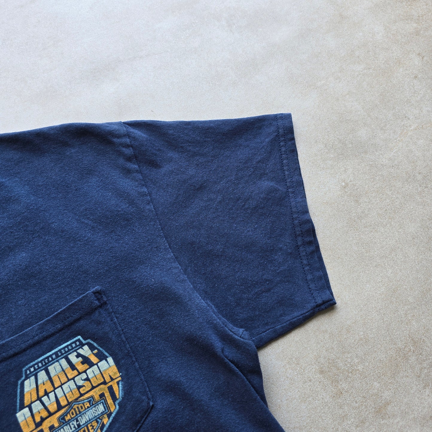 Vintage Harley Davidson Pocket Tee - M/L