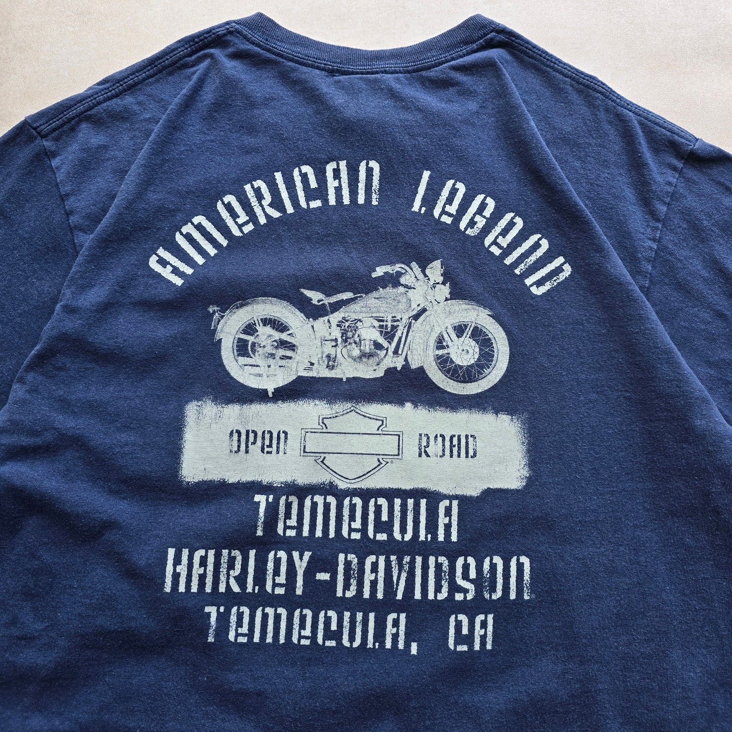 Vintage Harley Davidson Pocket Tee - M/L