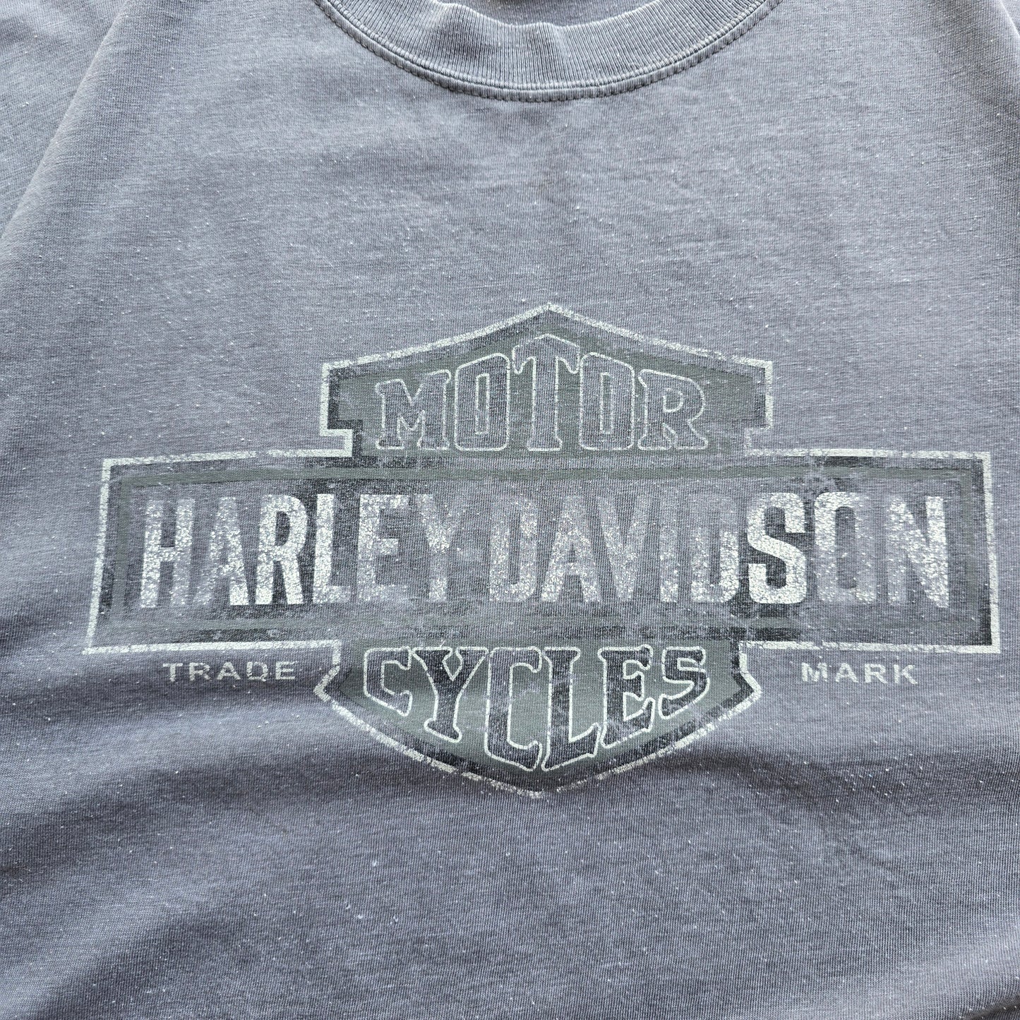 Vintage Harley Davidson Boston Faded Tee - L