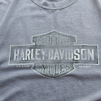 Vintage Harley Davidson Boston Faded Tee - L