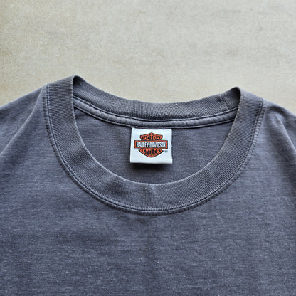 Vintage Harley Davidson Boston Faded Tee - L