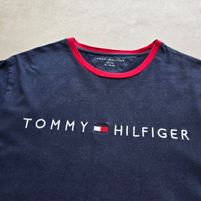Tommy Hilfiger Embroidered Spellout Tee - L/XL