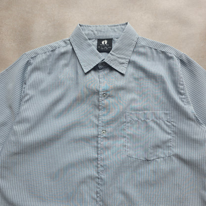 Vintage Hang Ten Check Short Sleeve Button Up Shirt - XL