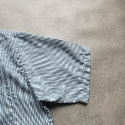 Vintage Hang Ten Check Short Sleeve Button Up Shirt - XL