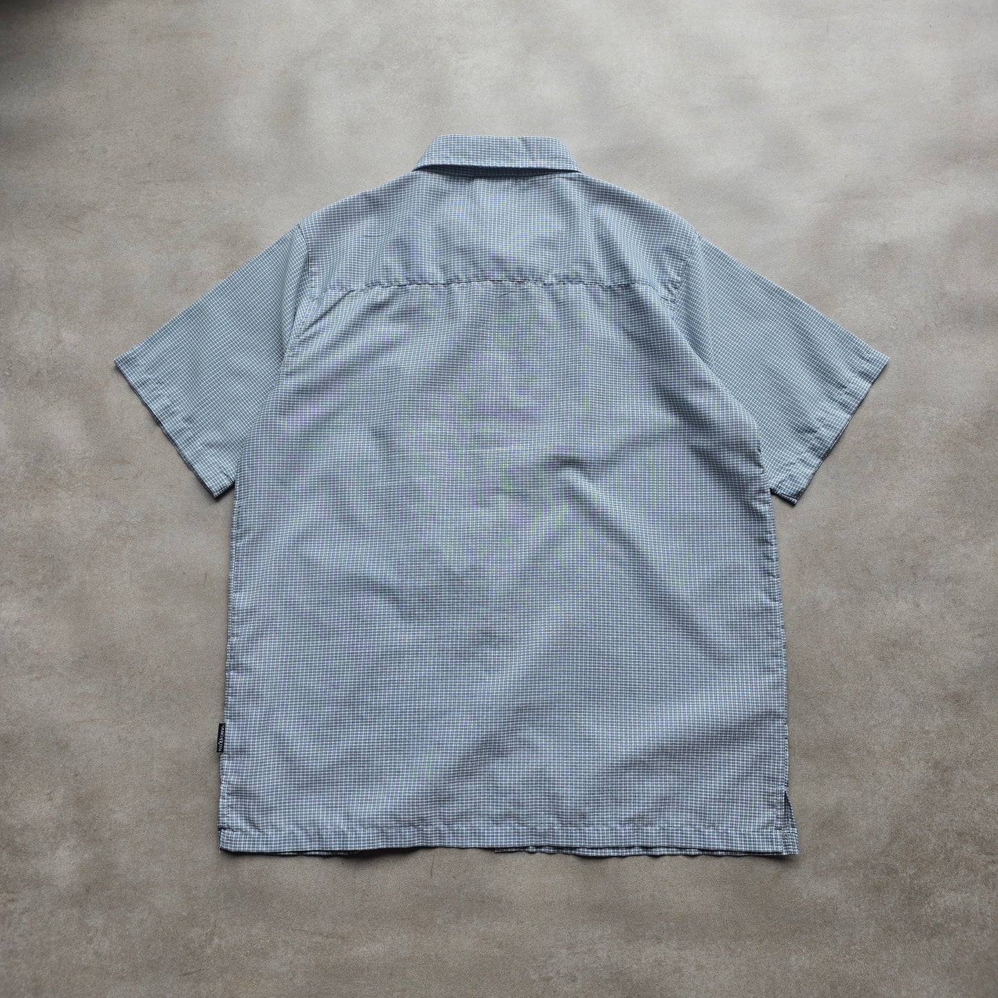 Vintage Hang Ten Check Short Sleeve Button Up Shirt - XL