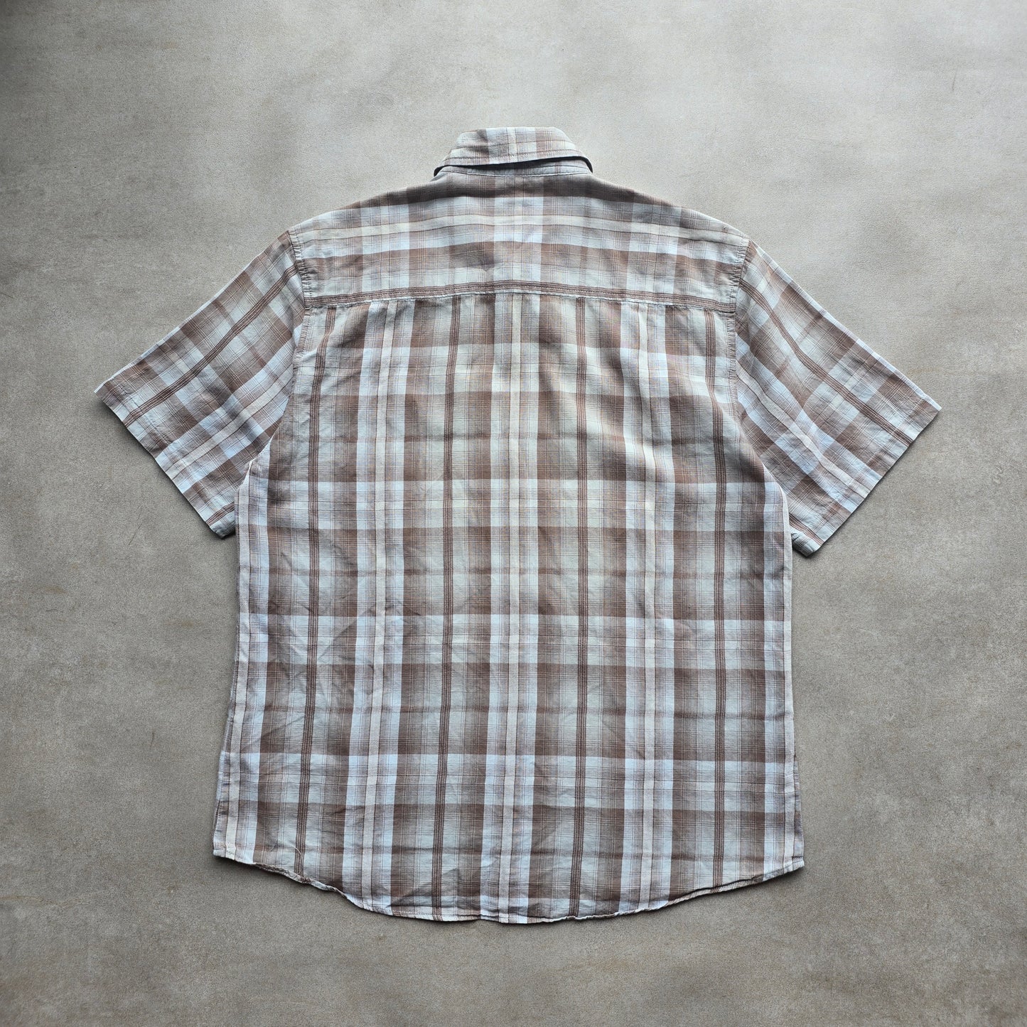 Vintage Y2K Byrning Spears Short Sleeve Button Up Shirt - S