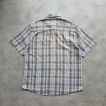 Vintage Y2K Byrning Spears Short Sleeve Button Up Shirt - S