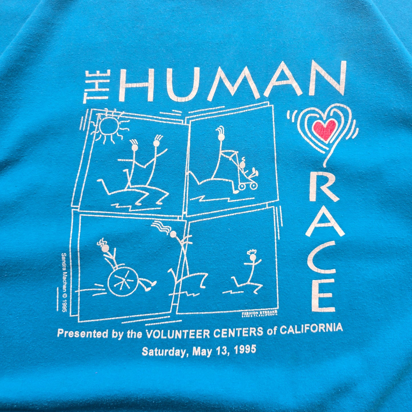 Vintage 1995 The Human Race California Tee - XL
