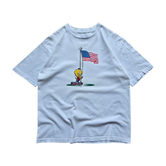 Vintage 90's Looney Tunes Tweety Tee - M/L