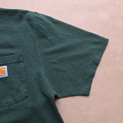 Vintage Carhartt Henley Pocket Tee - M/L