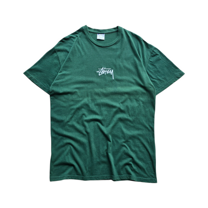 Vintage 2000's Stussy Embroidered Logo Tee - M/L