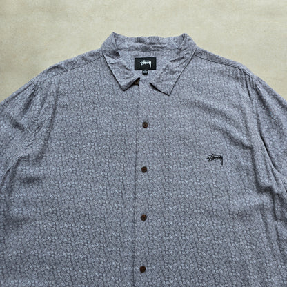 Stussy Short Sleeve Button Up Shirt - L