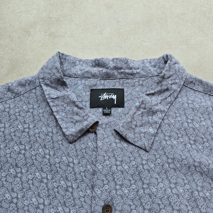 Stussy Short Sleeve Button Up Shirt - L