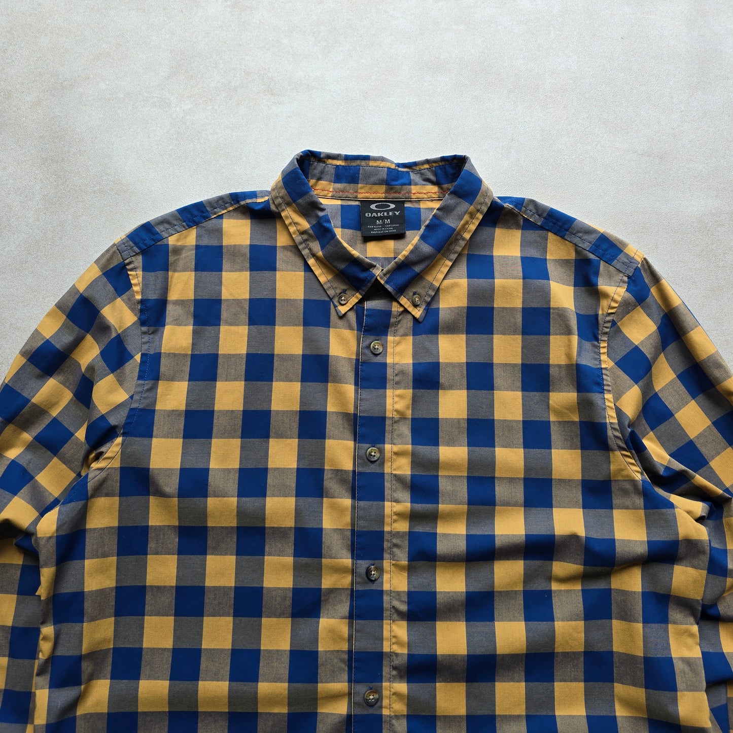 Oakley Check Long Sleeve Button Up Shirt - M