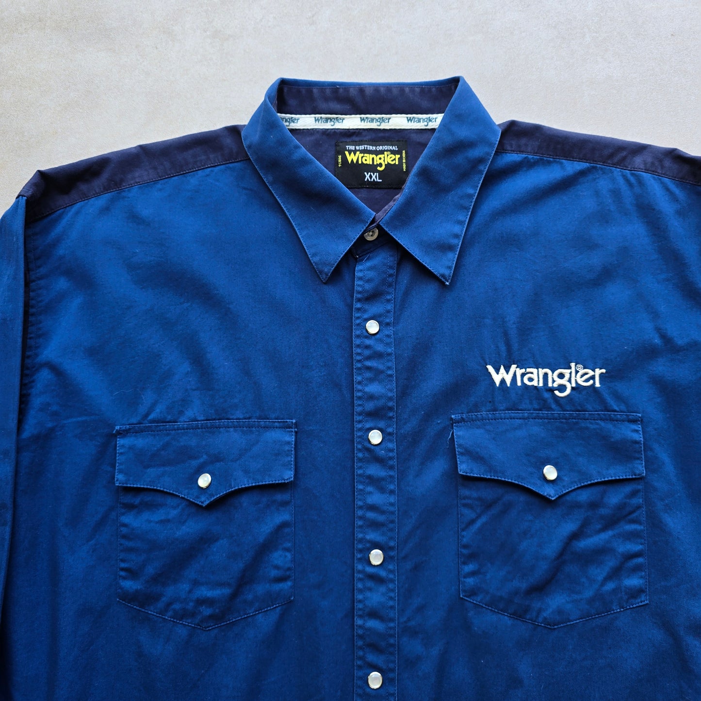 Vintage Wrangler Western Pearl Snap Shirt - XXL