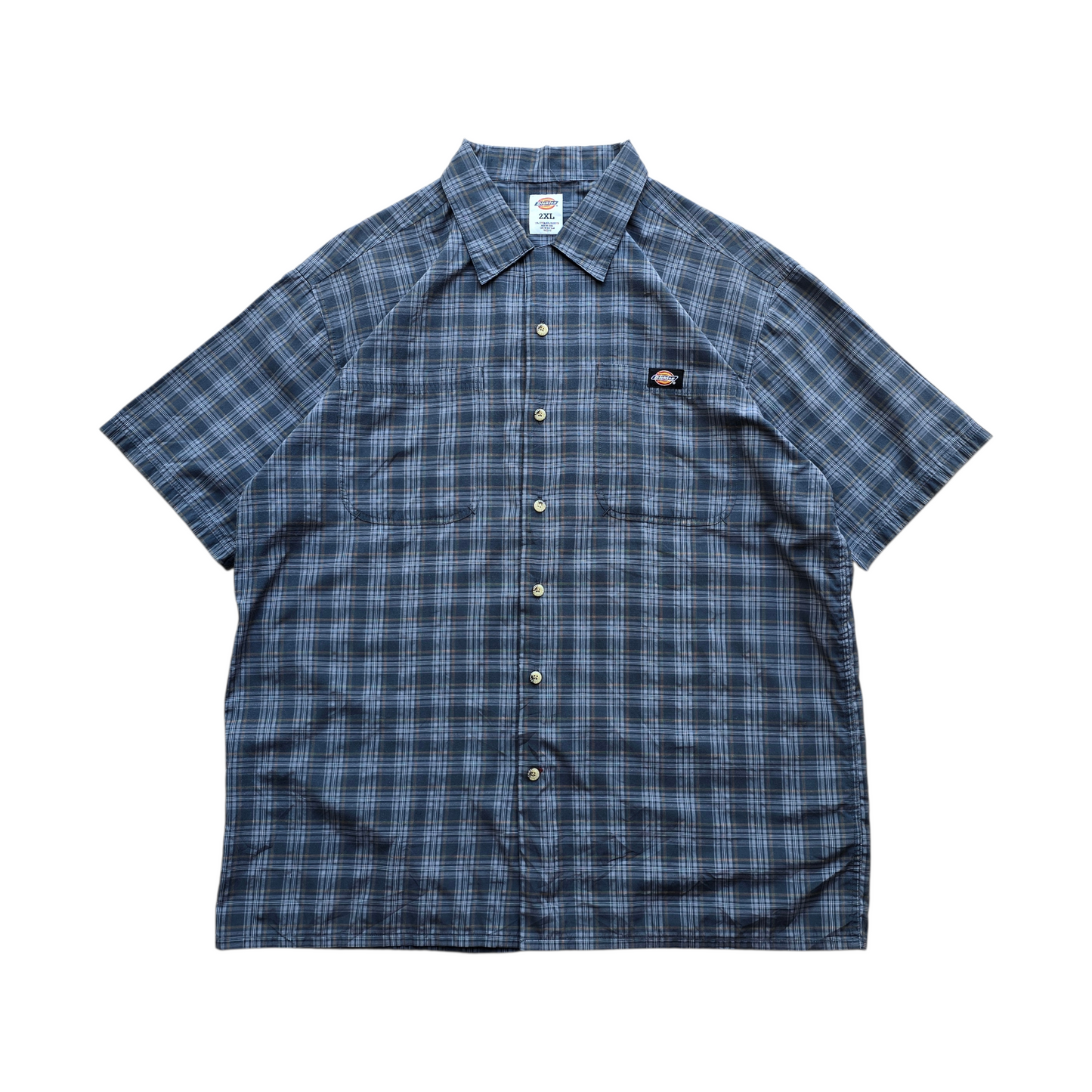 Vintage Y2K Dickies Short Sleeve Button Up Shirt - XXL