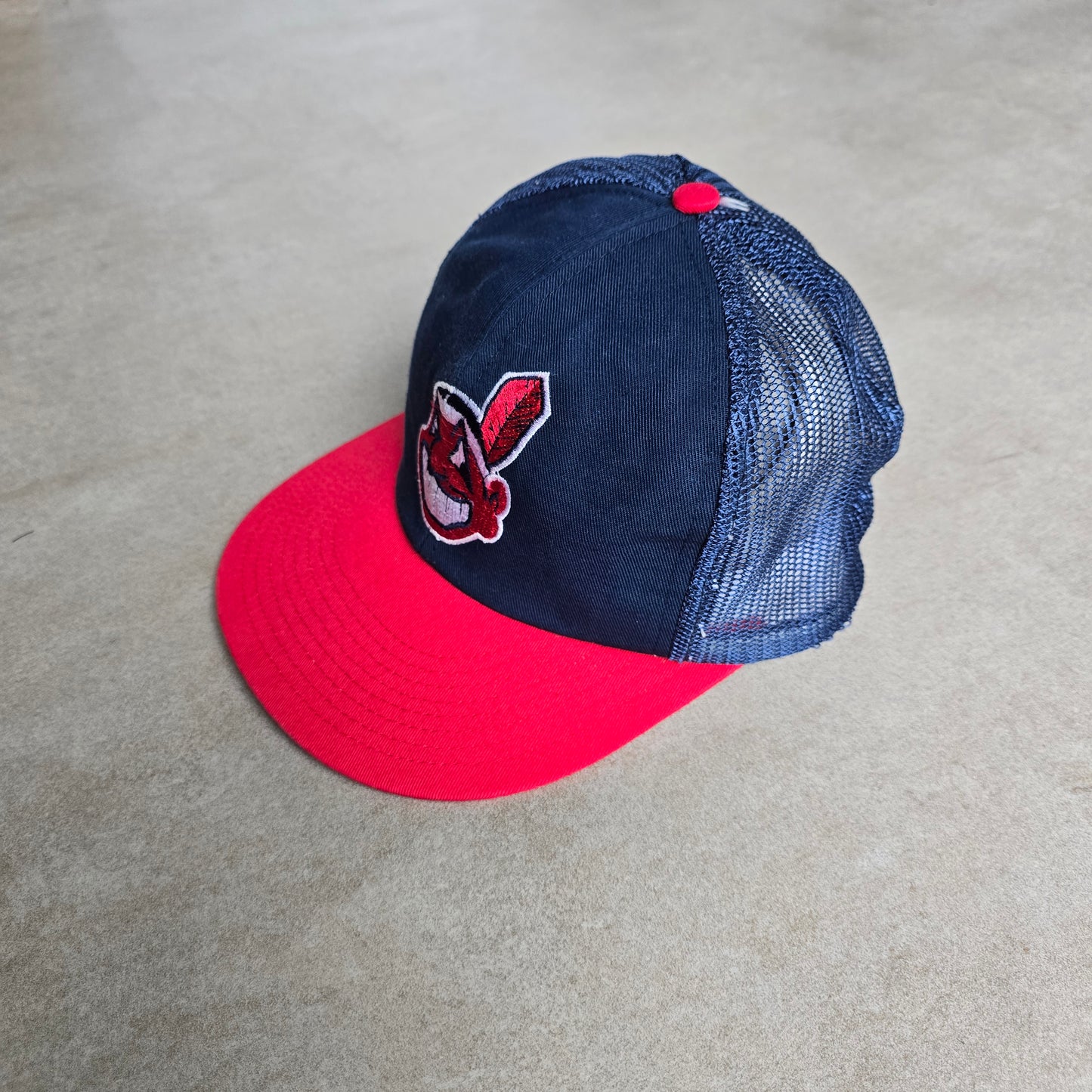 Vintage Cleveland Indians Trucker Snapback Hat