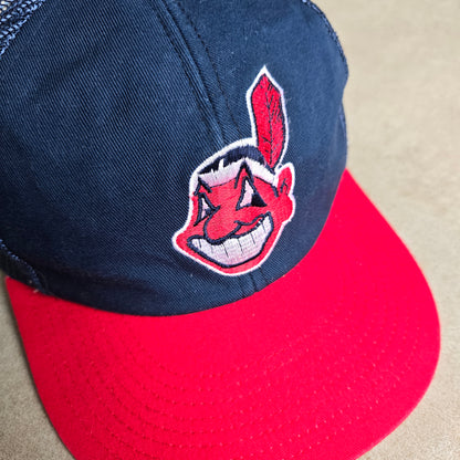 Vintage Cleveland Indians Trucker Snapback Hat