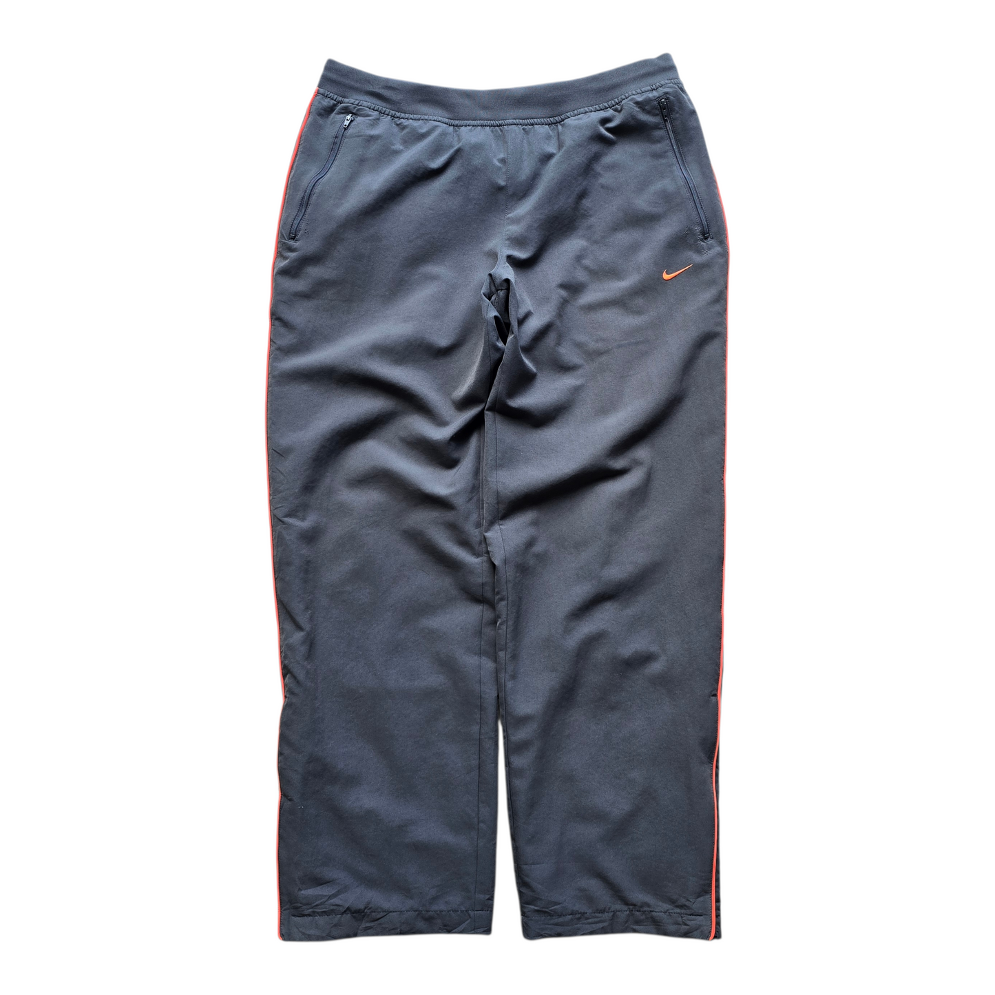 Vintage Nike Mini Swoosh Ankle Zip Track Pants - L