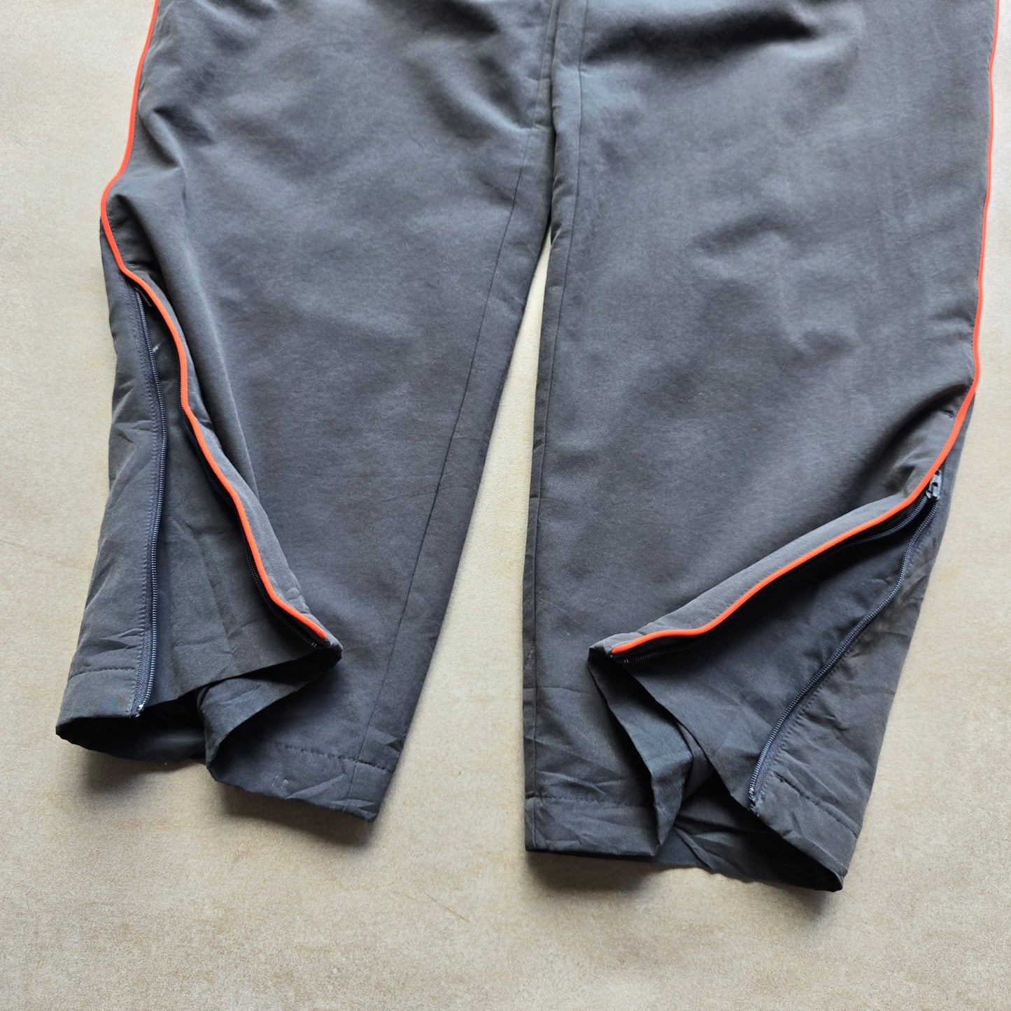 Vintage Nike Mini Swoosh Ankle Zip Track Pants - L