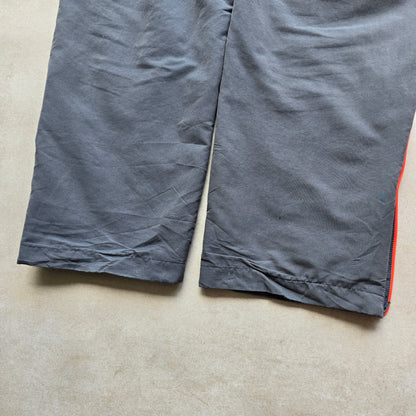 Vintage Nike Mini Swoosh Ankle Zip Track Pants - L